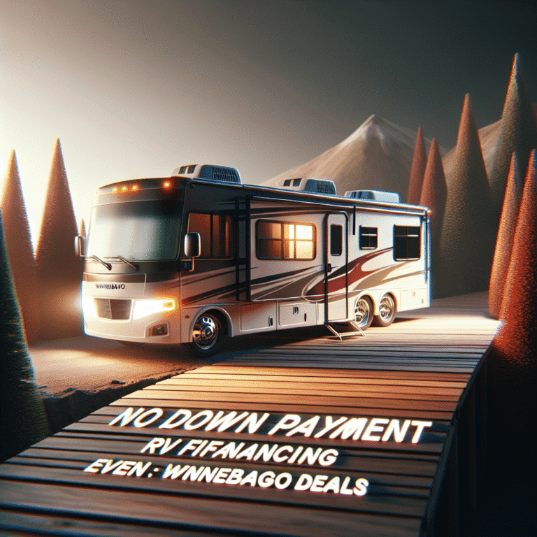 No Down Payment RV Financing Even With Bad Credit – Winnebago Deals