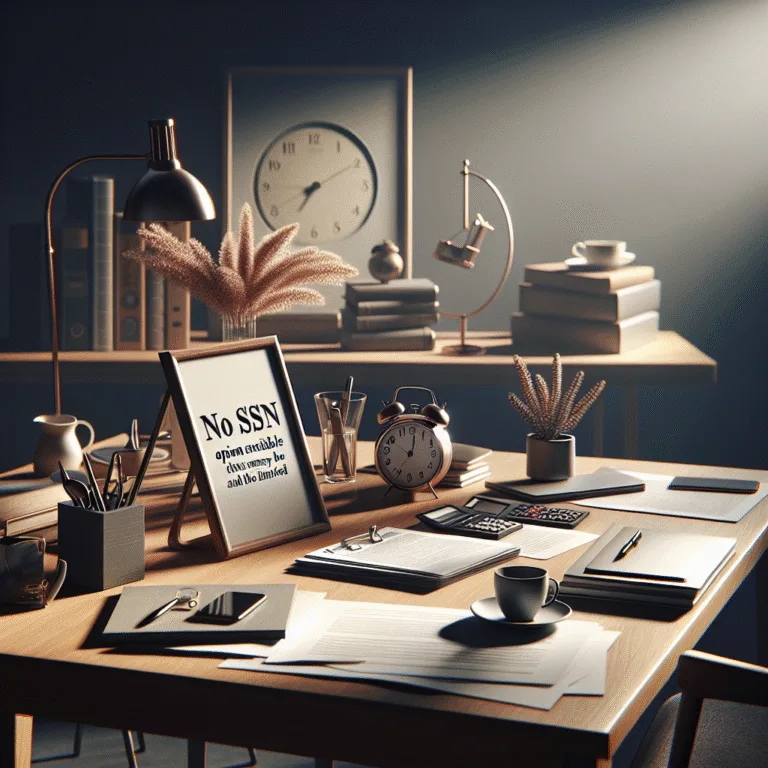 No SSN Options Available – understand when ITIN may be accepted and the limits involved