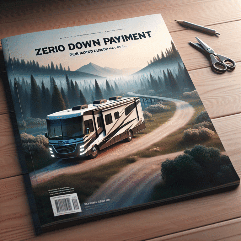 Zero Down Payment RV Financing – Thor Motor Coach Made Easy